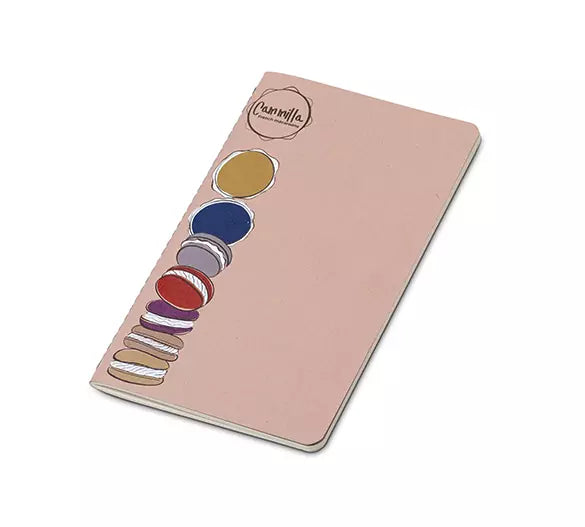 Custom Eco-Friendly Sewn Journals Almond Waste Paper Cover