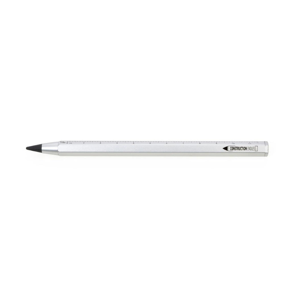 Troika Multi-Tasking Construction Endless Pencil 12.5 Miles of Writing Silver