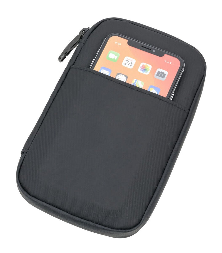 Troika BLACK TECH TRAVELER, Tarpaulin Tech Organizer Travel Wallet
