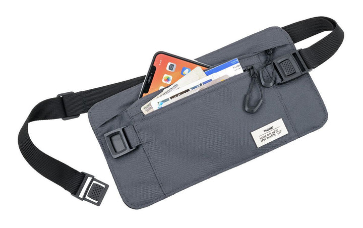 Troika BLUE CYCLE BELT BAG, Made From Recycled Ocean Plastic