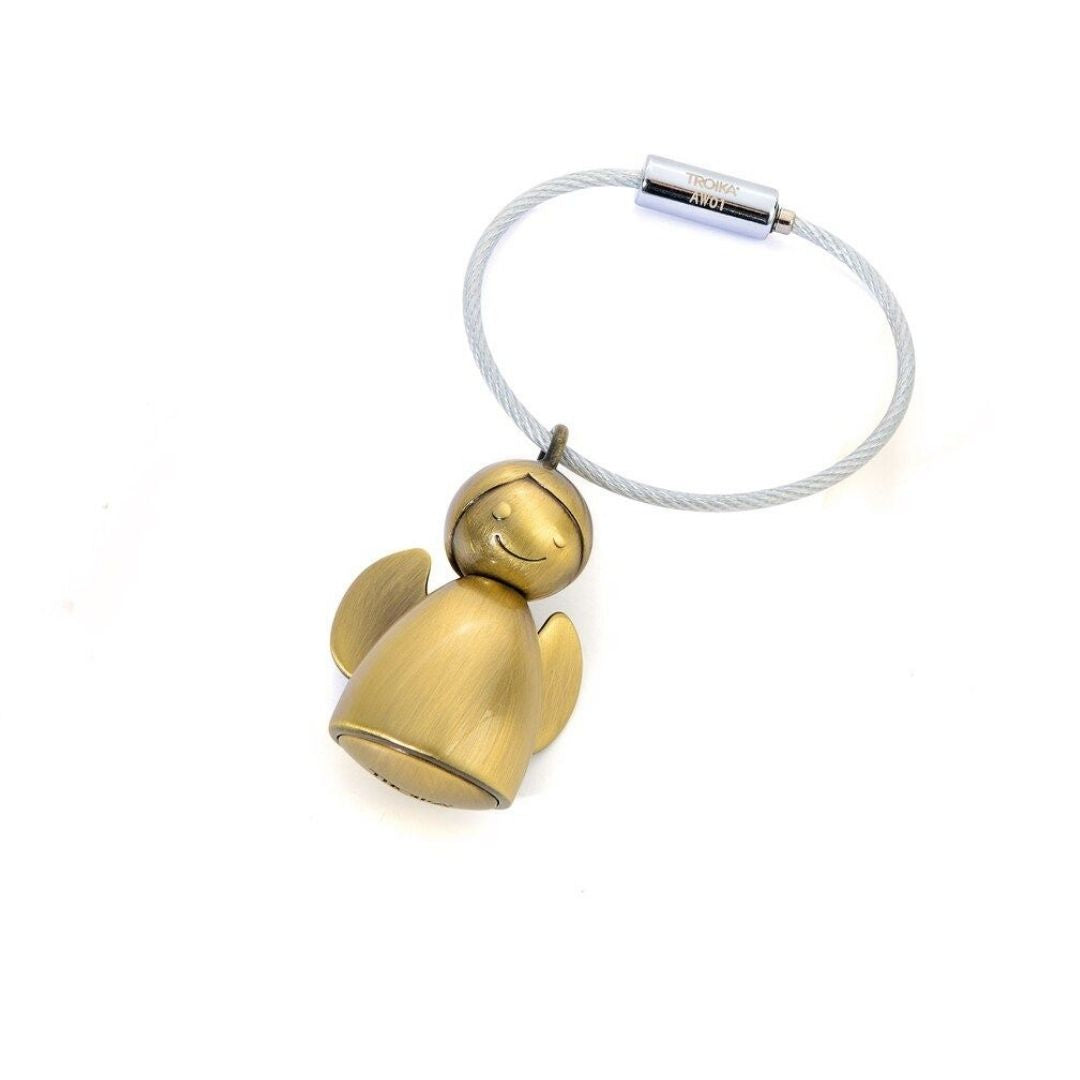 Troika Angelina Angel Key Chain Chrome