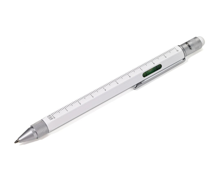 Troika Construction Pen PIP20, Multi-tool Ballpoint Pen White