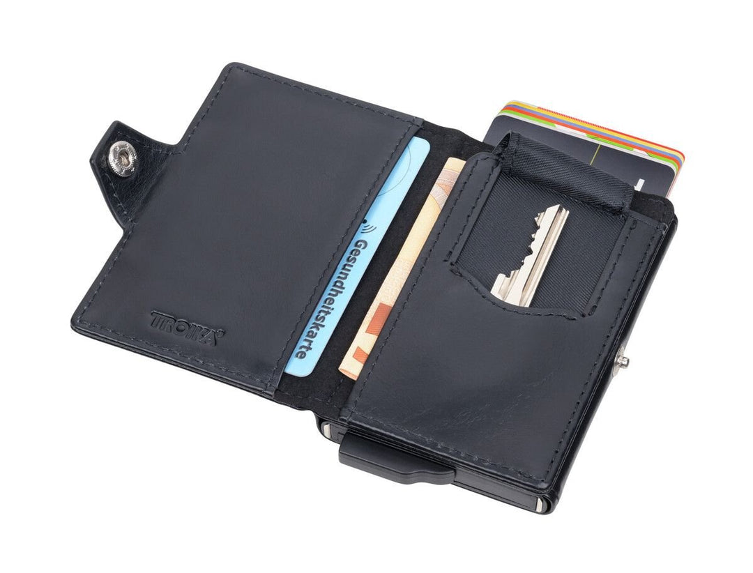 Troika Smart Wallet Genuine Leather RFID Protected with Air tag Holder