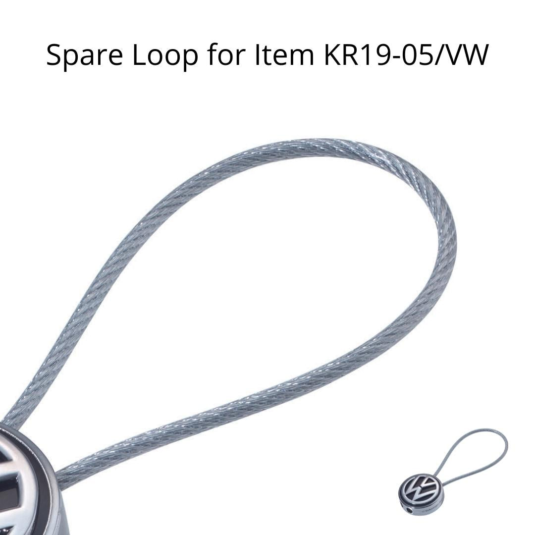 Troika Keychain Replacement Cable with Closure For Item KR19-05/VW