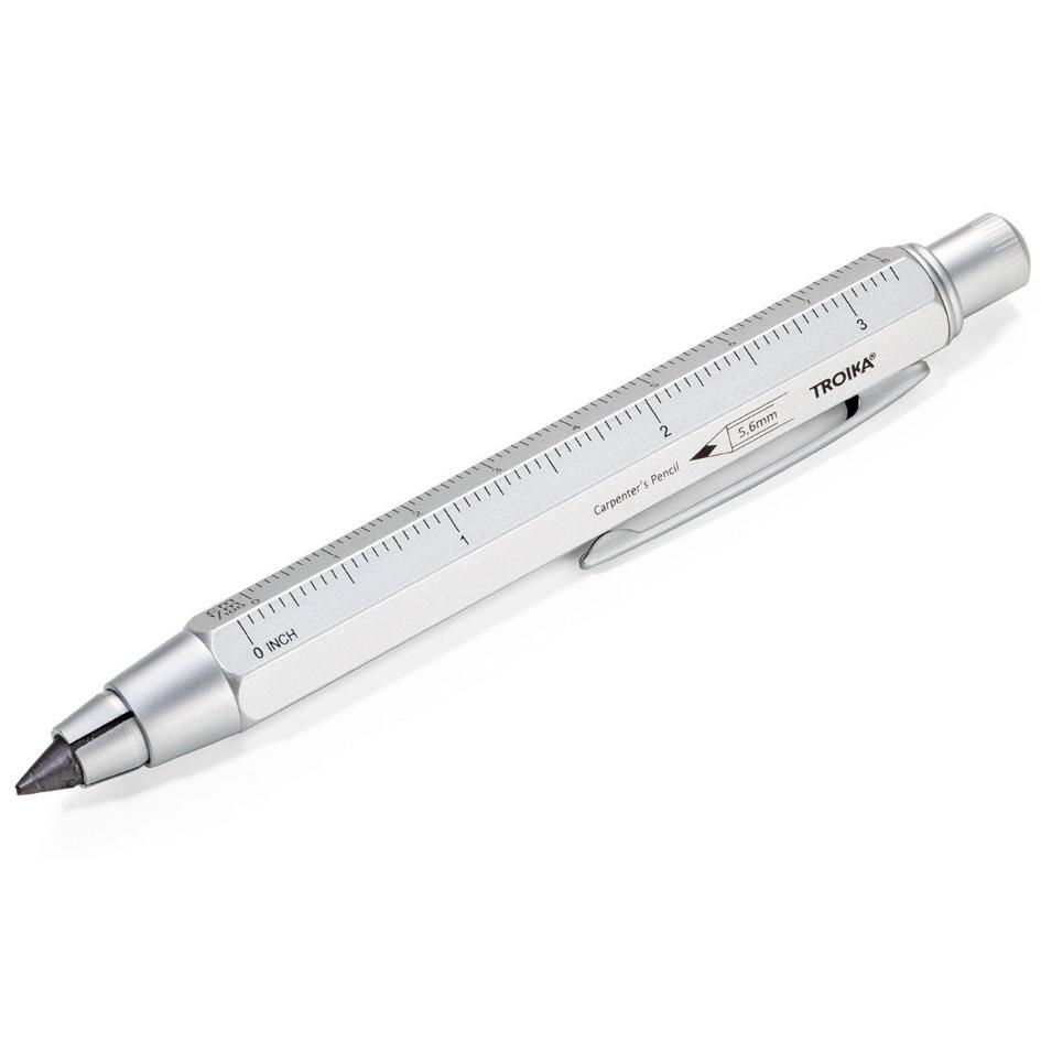 Troika Construction Carpenters Pencil Silver Finish