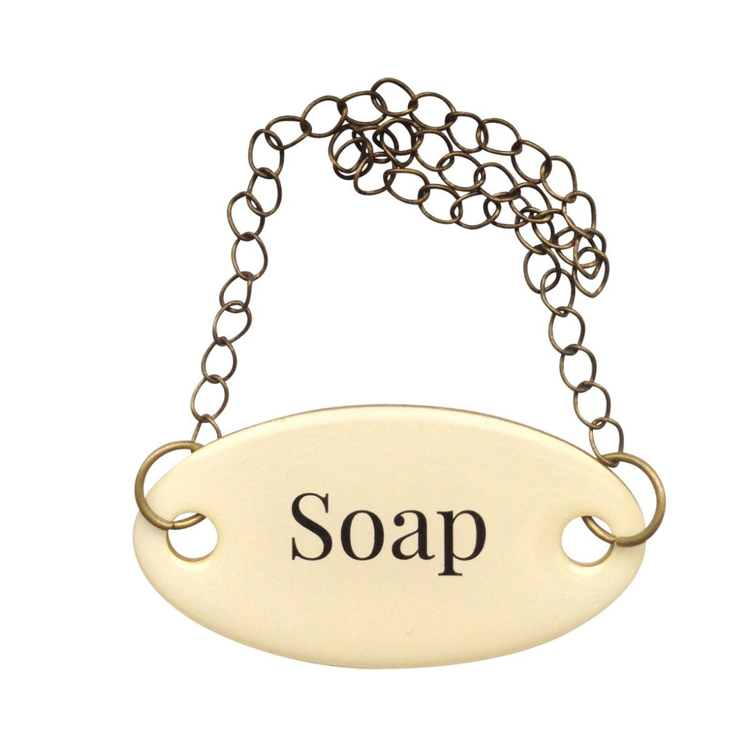 Duke Baron Vintage Brass Soap Tag