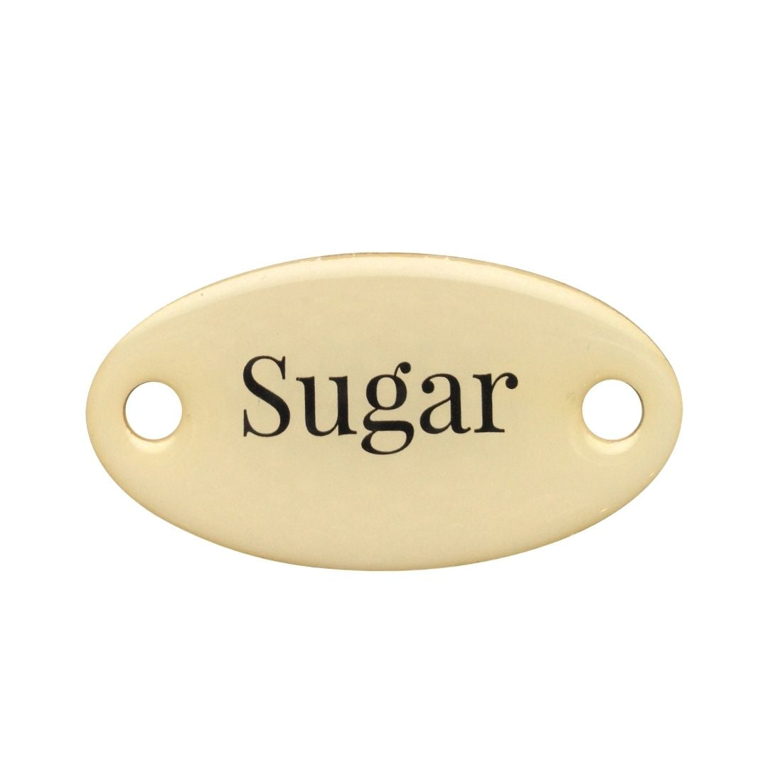 Duke Baron Vintage Brass Tag Pantry Staples Sugar