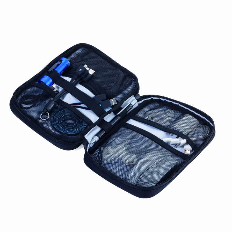 Troika Connected Pocket Organizer's interior pockets, CBO30/BK