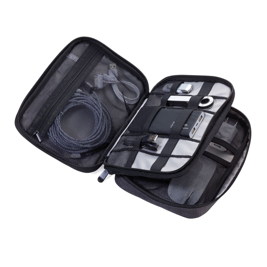 Troika Connected Pocket Organizer's interior pockets, CBO30/DG