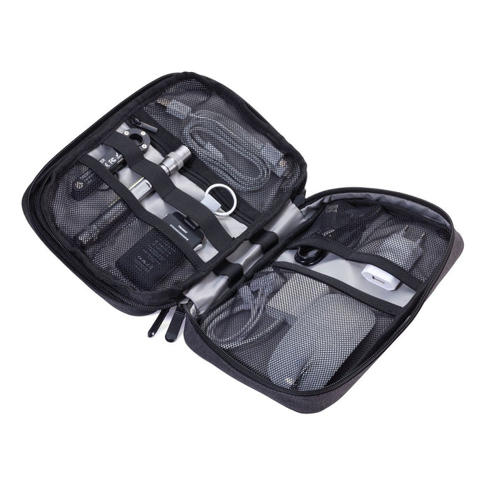 Troika Connected Pocket Organizer's interior pockets, CBO30/DG