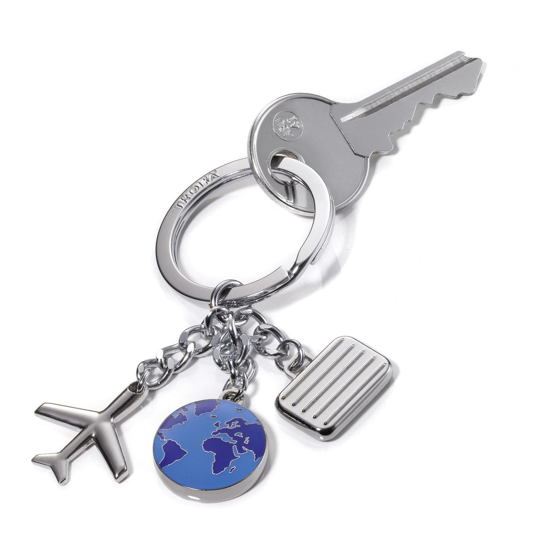 Troika Weltenbumler Travel Themed Charm Key Chain