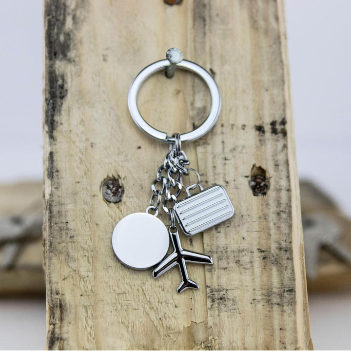 Troika Weltenbumler Travel Themed Charm Key Chain