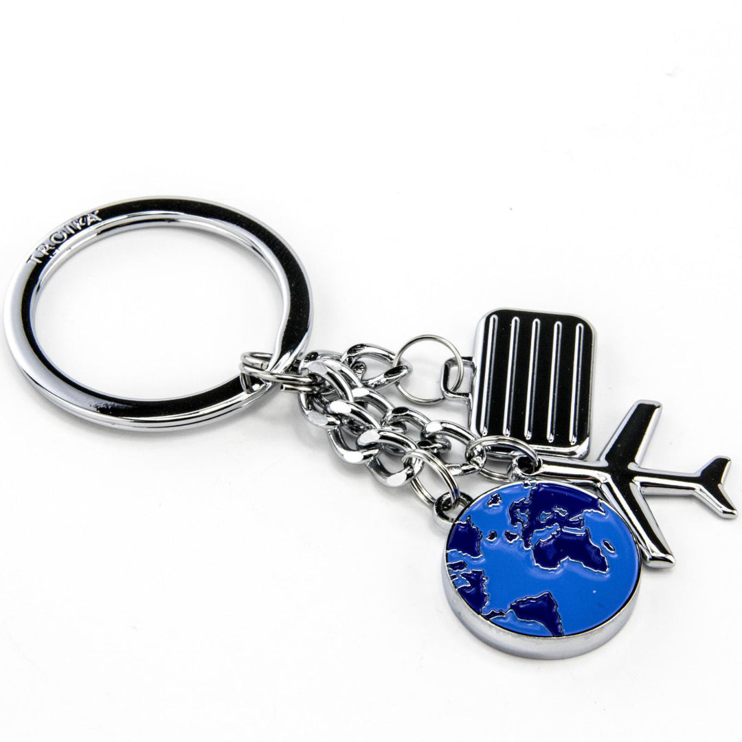 Troika Weltenbumler Travel Themed Charm Key Chain