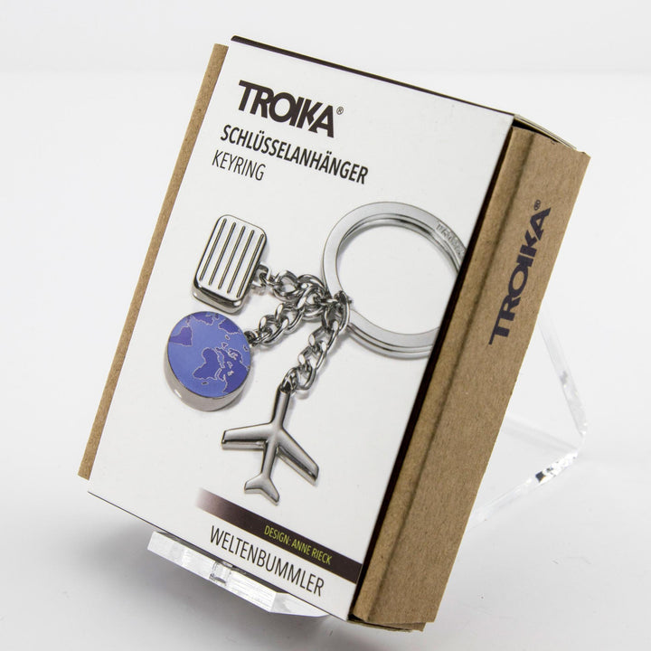 Troika Weltenbumler Travel Themed Charm Key Chain