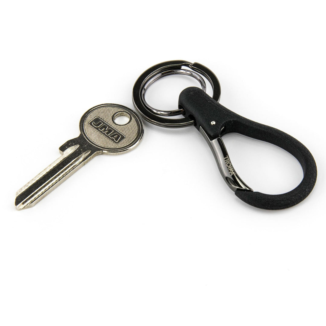 Troika Times Three Key Ring with Carabiner Clip