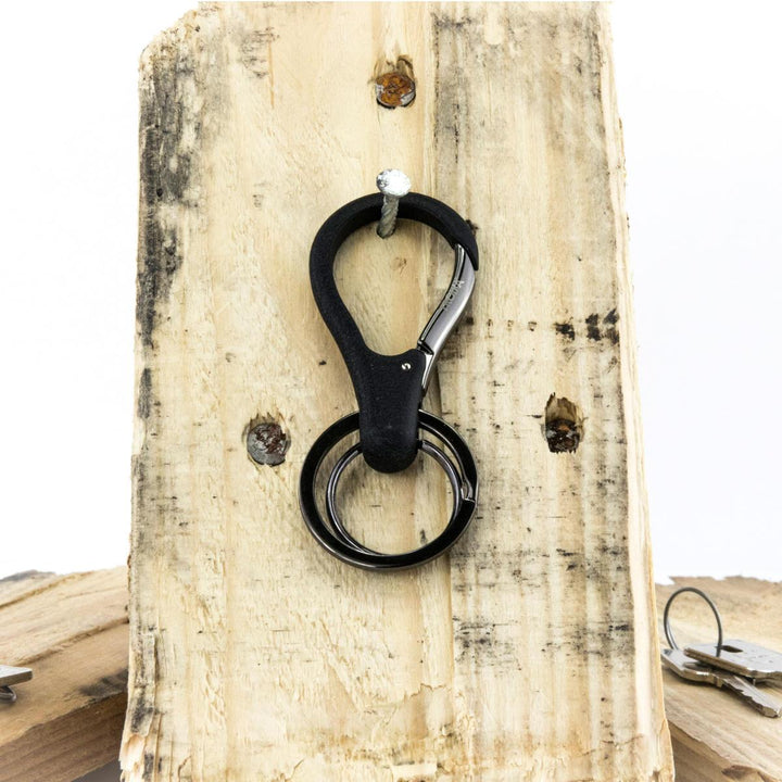 Troika Times Three Key Ring with Carabiner Clip