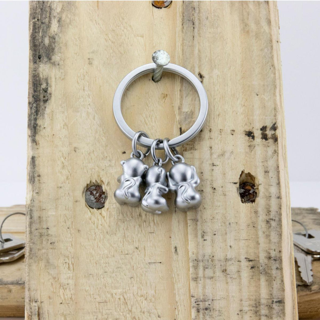 Troika Three Wise Monkeys Charm Key Chain