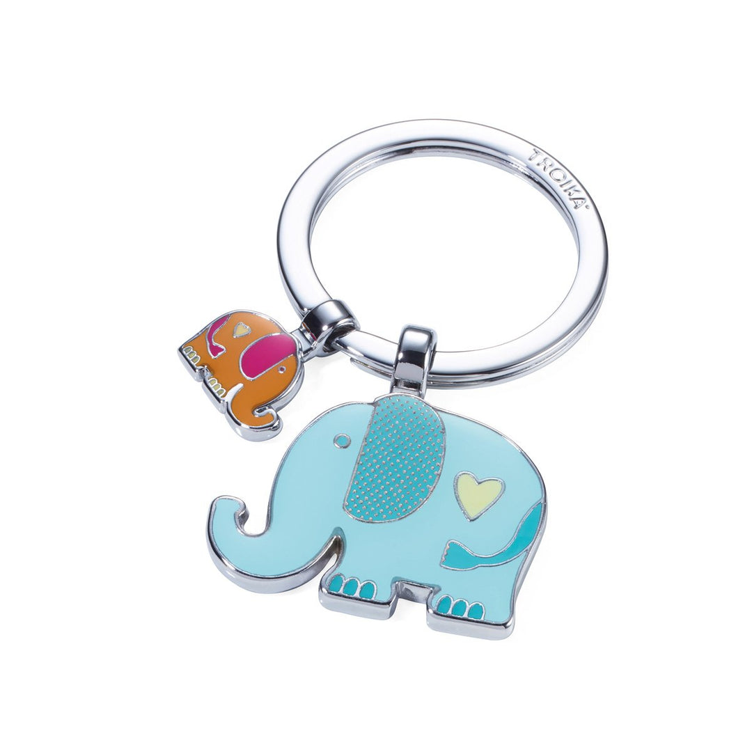 Troika Lucky Elephants Key Ring, KR18-12/CH