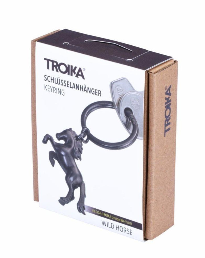 Troika Rearing Mustang Charm Keyring