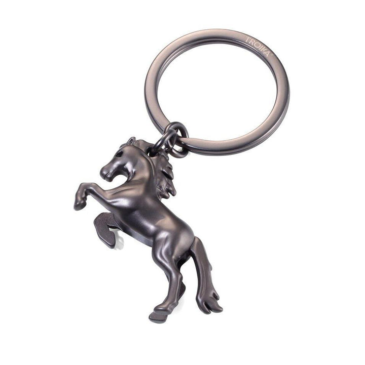 Troika Rearing Mustang Charm Keyring