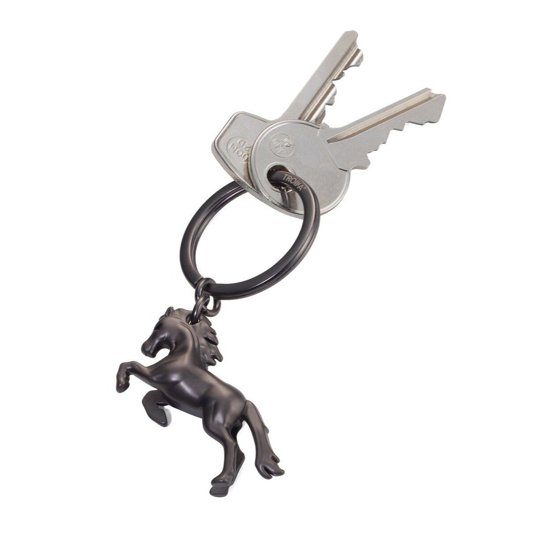Troika Rearing Mustang Charm Keyring