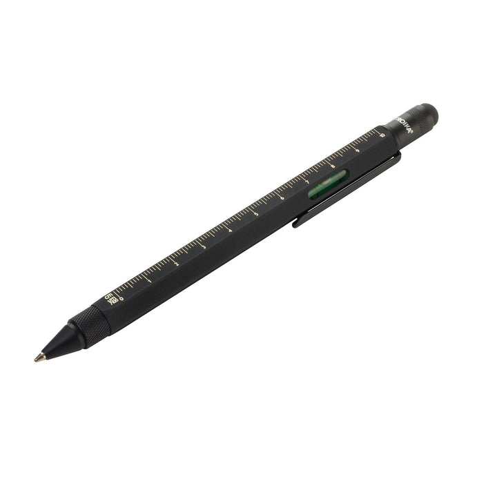 Troika Original Construction Pen, PIP20, Multi-tool Ballpoint Pen Super Black