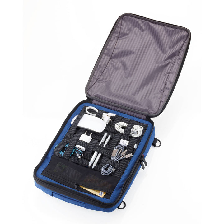 Troika Smart Laptop Backpack and Organizing Everyday Carry Blue