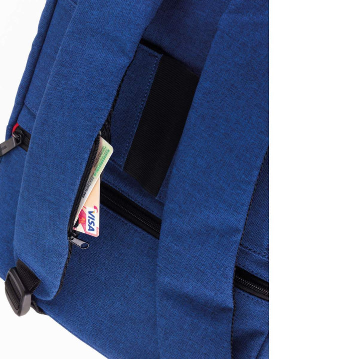 Troika Smart Laptop Backpack and Organizing Everyday Carry Blue
