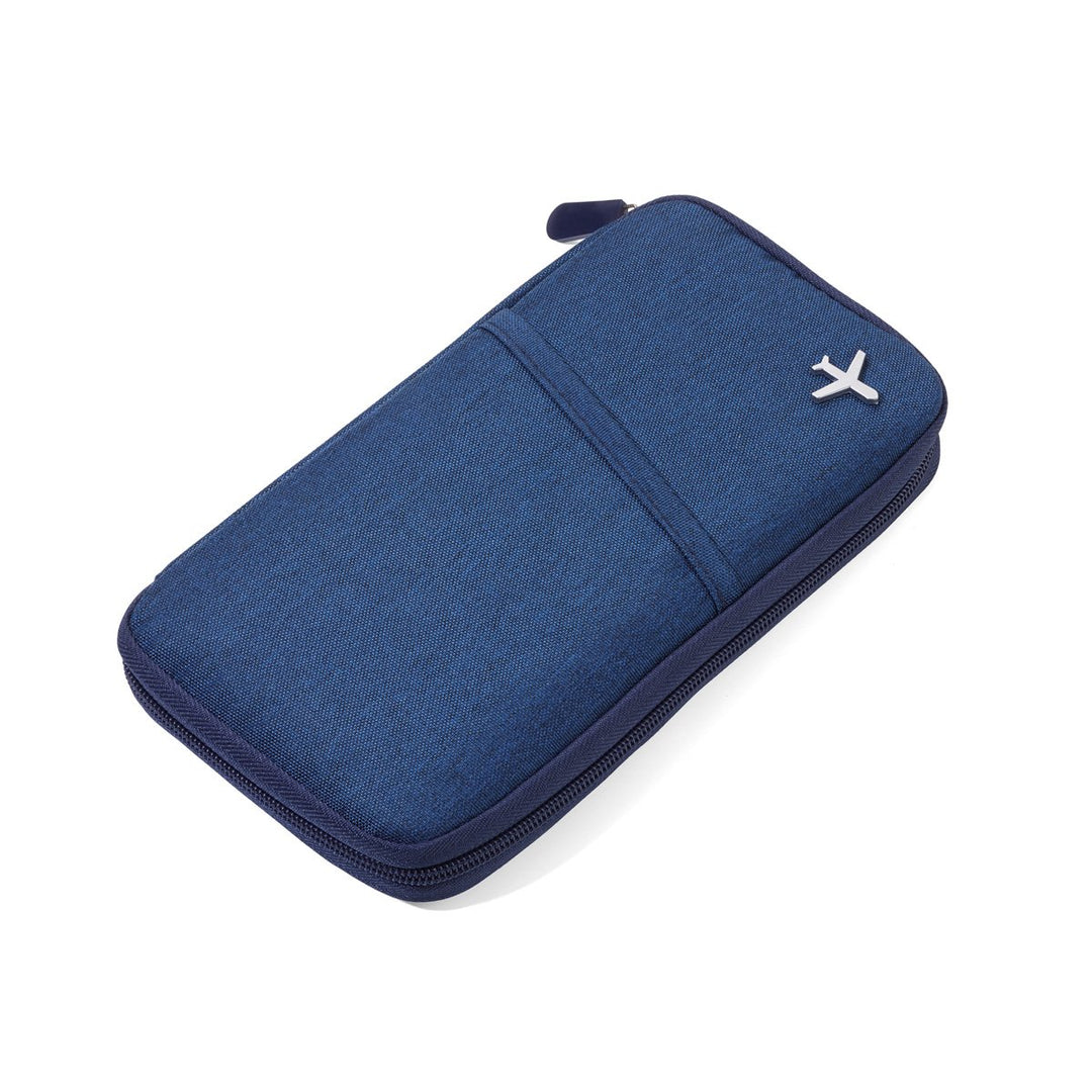 Troika Safe Flight Slim Travel Wallet (Blue), TRV20/DB