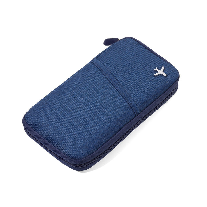 Troika Safe Flight Slim Travel Wallet (Blue), TRV20/DB