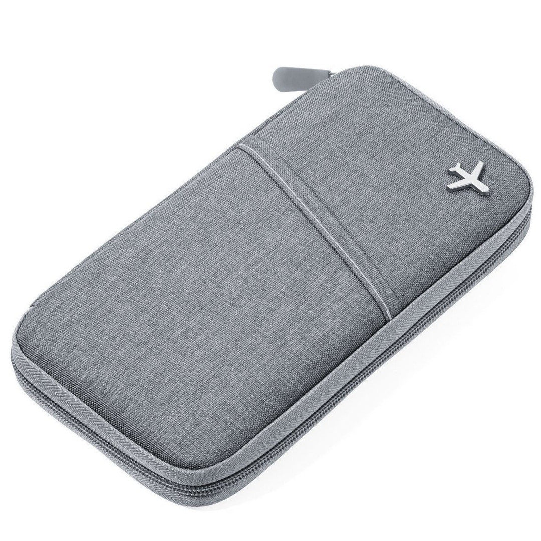 Troika Safe Flight Slim Travel Wallet (Grey), TRV20/GY