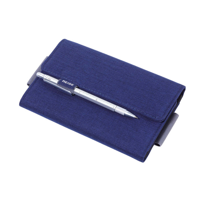 Troika Travel Organizer Black Item TRV55/DB showing pen loop in use