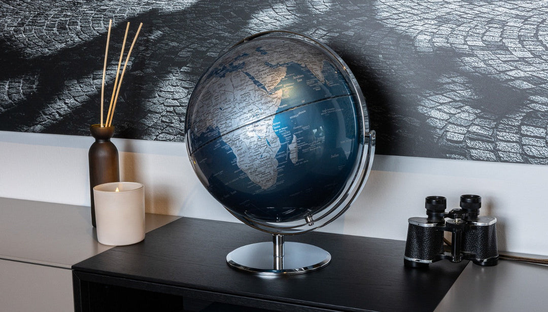 Troika Desk Globe in Architectural Setting
