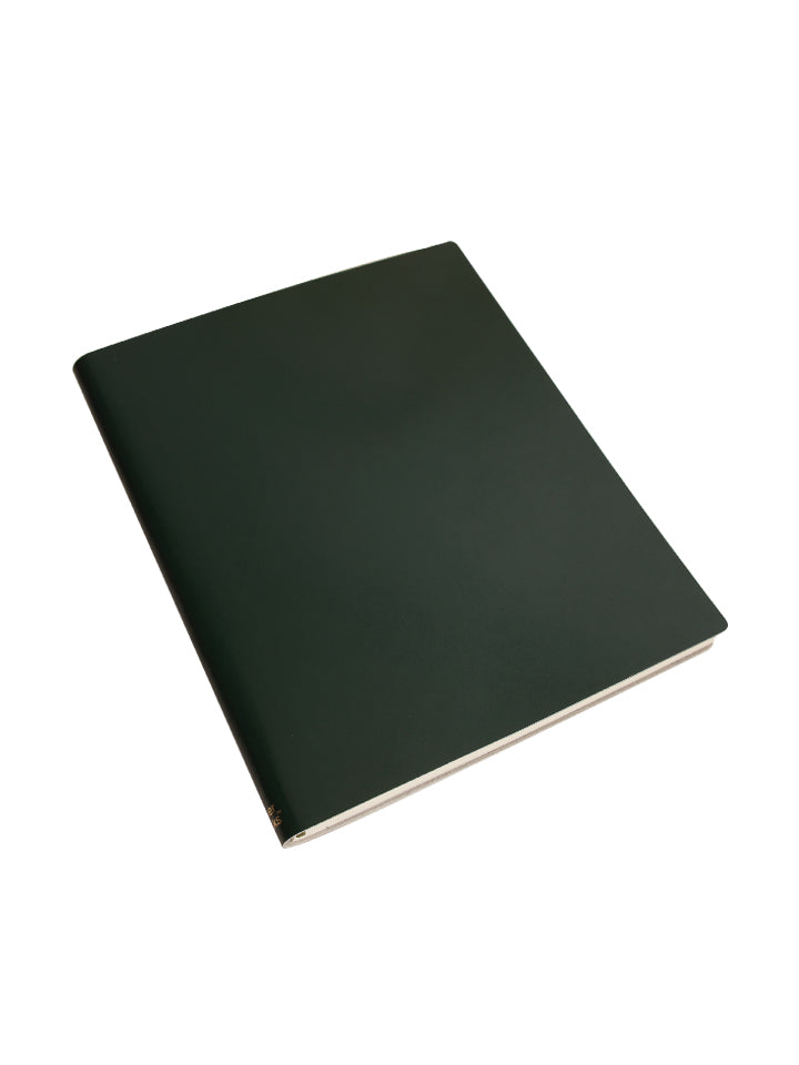 Paperthinks Recycled Leather Extra Large Notebook Olive