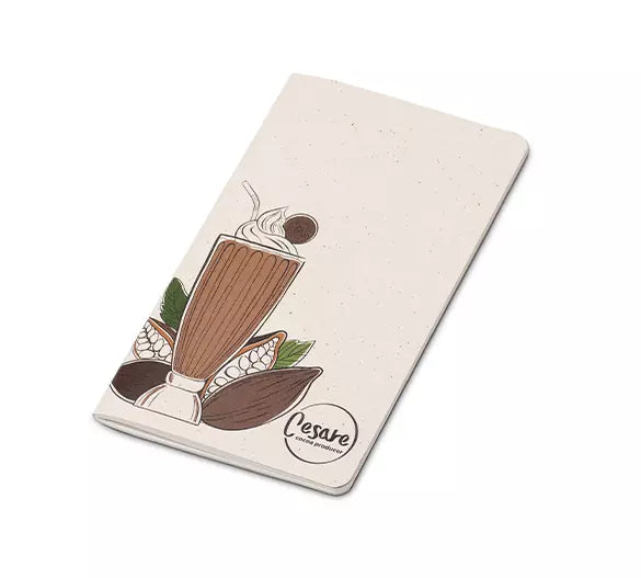 Custom Eco-Friendly Sewn Journals Cocoa Waste Paper Cover