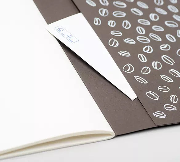 Custom Eco-Friendly Sewn Journals Coffee Waste Paper Cover