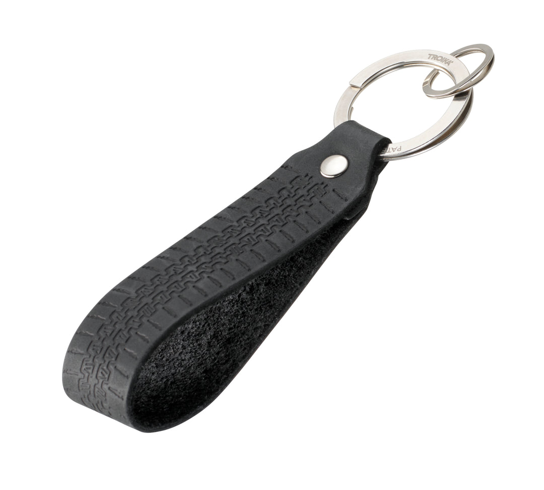 TROIKA VW Golf 1974 Tire Tread Leather Keychain with NAIL GUARD