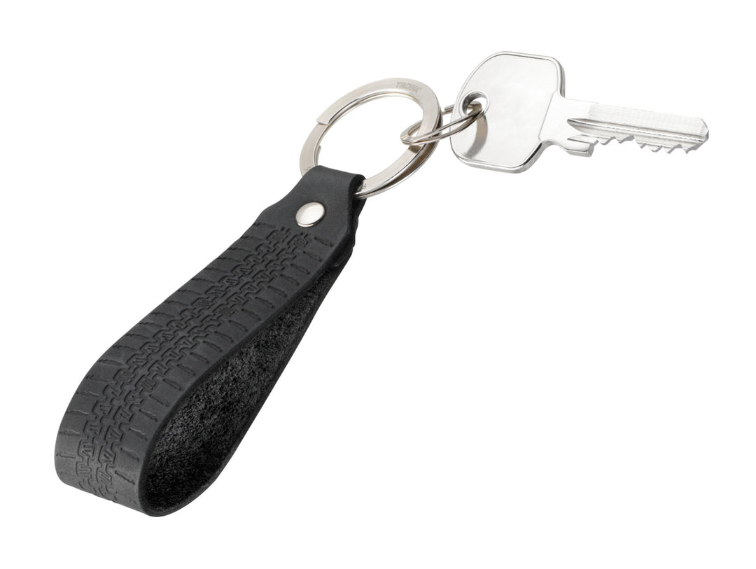 TROIKA VW Golf 1974 Tire Tread Leather Keychain with NAIL GUARD