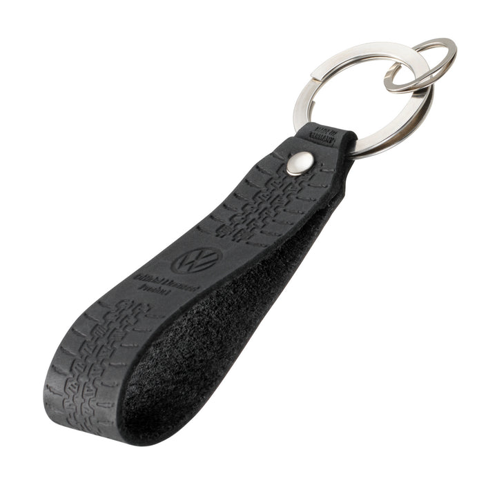 TROIKA VW Golf 1974 Tire Tread Leather Keychain with NAIL GUARD