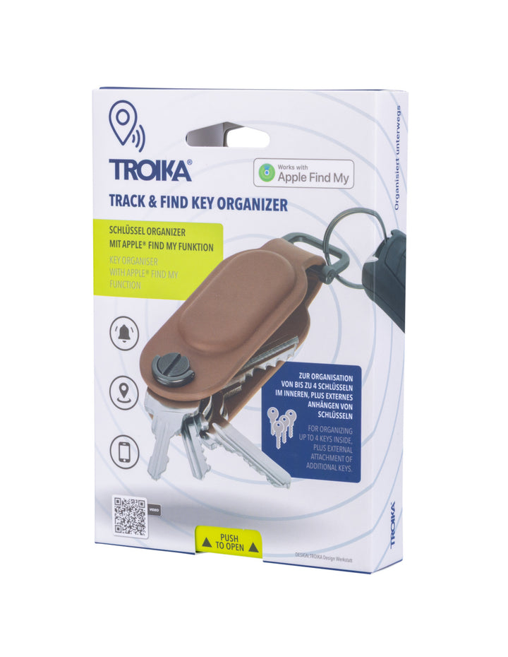 TROIKA TRACK & FIND Key Organizer with Apple® Find My