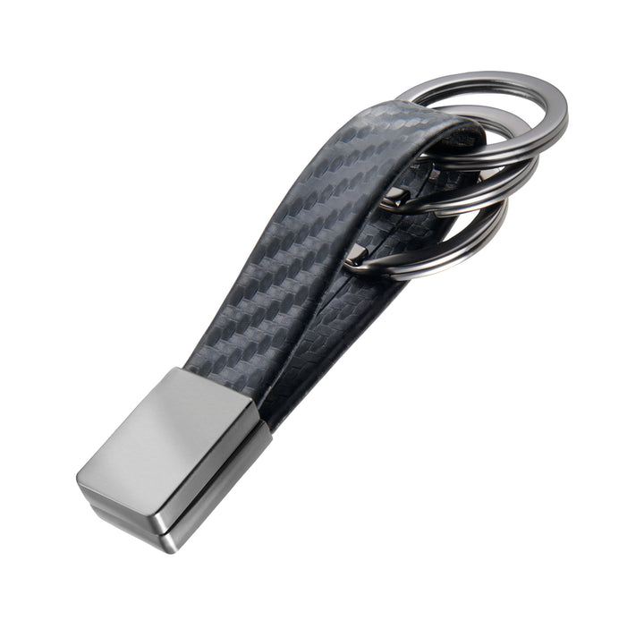 TROIKA TWISTER Valet Keychain with Three Rings