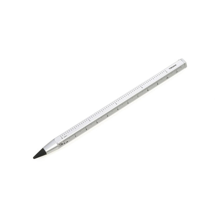 Troika Multi-Tasking Construction Endless Pencil 12.5 Miles of Writing Silver