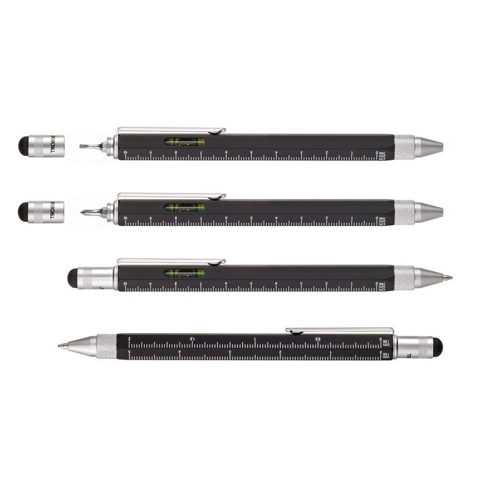 Troika Construction Ballpoint Pen Black- Image showing Tools and Fuctionality