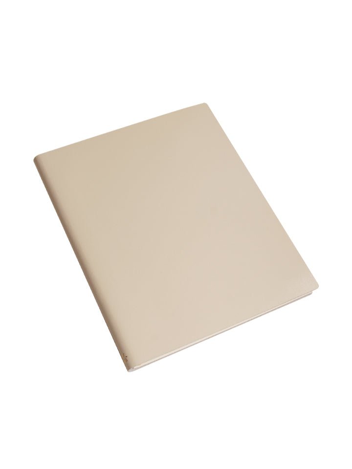 Paperthinks Recycled Leather Extra Large Notebook Ivory