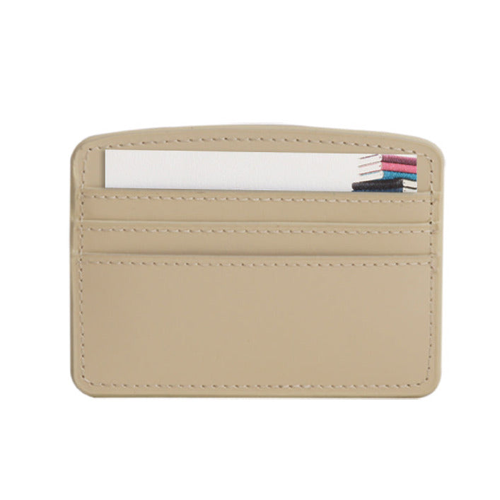 Paperthinks Recycled Leather Card Case  Ivory