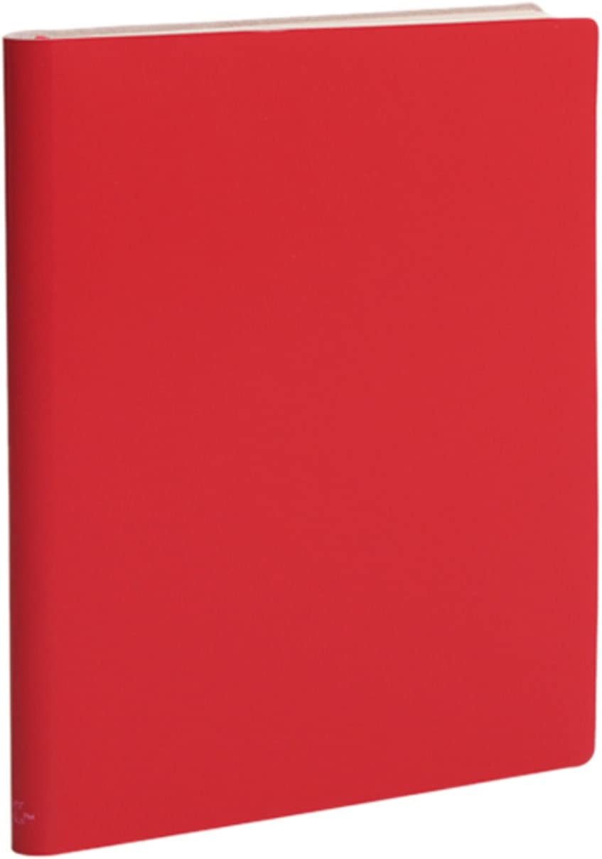 Paperthinks Recycled Leather Large Journal Lined Paper Red
