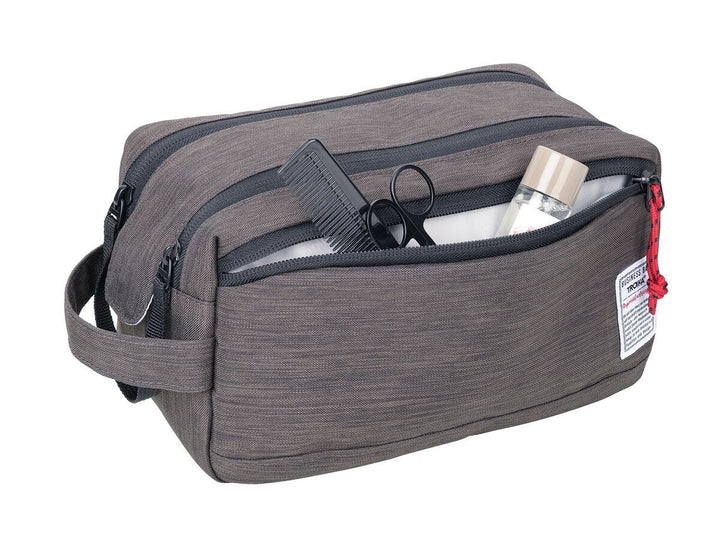 Troika Dopp Kit with Double Zipper and Magnetic Closure