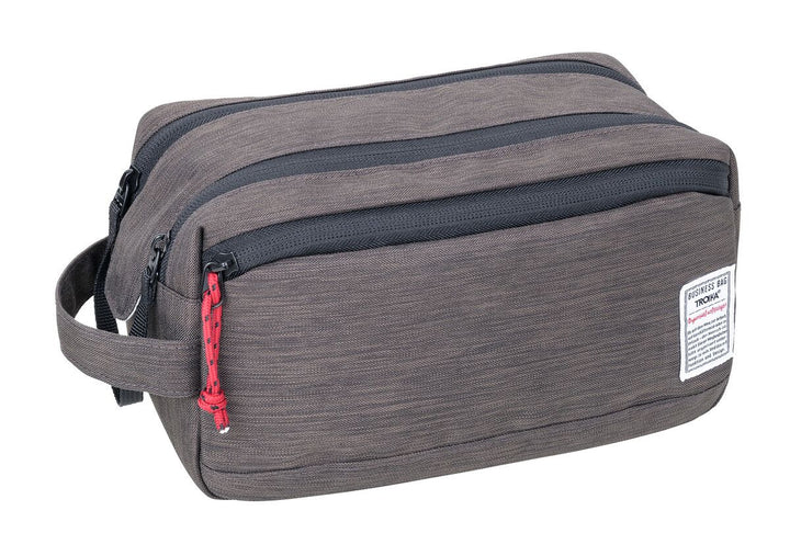 Troika Dopp Kit with Double Zipper and Magnetic Closure