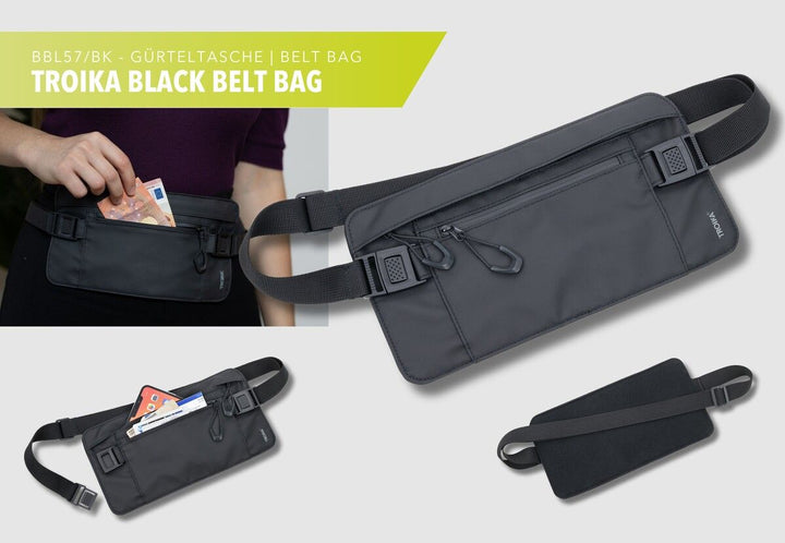 Troika BLACK BELT BAG with RFID Protection