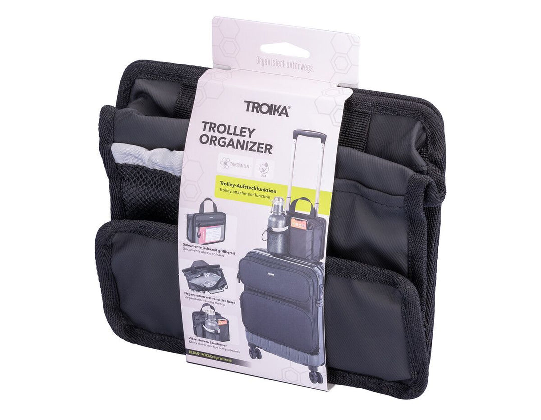 Troika Black on Top Rollaboard Suitcase Organizer